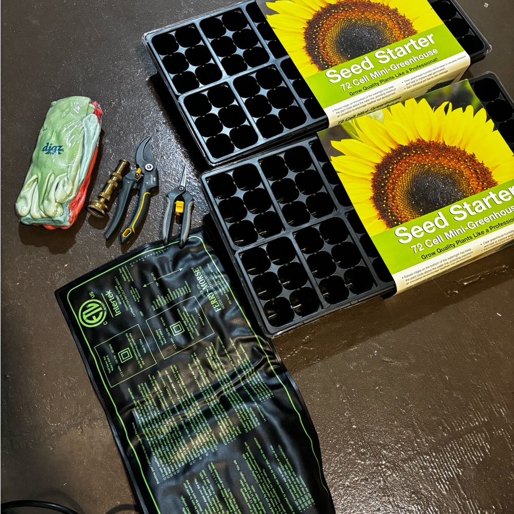 Seed Starter Kit with Heat Mat and Tools